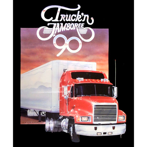 Truckin' Jamboree illustration and print design